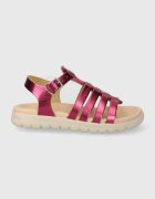 Geox Детски сандали от кожа SANDAL SOLEIMA