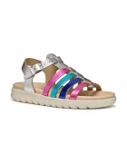 Geox Детски сандали от кожа SANDAL SOLEIMA