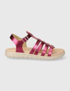 Geox Детски сандали от кожа SANDAL SOLEIMA