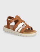 Geox Детски сандали от кожа SANDAL SOLEIMA