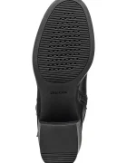 Geox Кожени ботуши D SERILDA 60 в черно с дебел ток D56XXB 00043 C9999