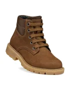 Geox кубинки за деца от велур SHAYLAX кафяви J16FAB.032BC