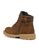 Geox кубинки за деца от велур SHAYLAX кафяви J16FAB.032BC