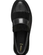 Geox лоуфъри дамски от кожа D SERILDA черни D66WYE04323C9999