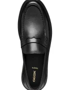 Geox лоуфъри мъжки от кожа U MASSIMIANO черни U66H9A00043C9999
