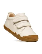 Geox маратонки за деца от кожа STEPPIEUP Barefoot бежови B4663A.000CL