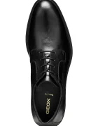 Geox обувки oxford мъжки от кожа U THORIAN черни U66NZD00043C9999