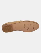Geox Велурени мокасини D MANTINEA в кафяво с равна подметка D552EA 00021 C6001
