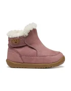 Geox зимни обувки за деца от кожа MACCHIA розови B664PC.00033