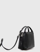 GIANNI CHIARINI чанта crossbody дамска от кожа Alifa черна BS 8145/COMM GRN