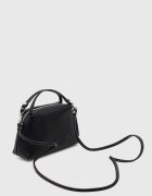 GIANNI CHIARINI чанта crossbody дамска от кожа Alifa черна BS 8145/COMM GRN