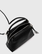GIANNI CHIARINI чанта crossbody дамска от кожа Alifa черна BS 8145/COMM GRN