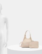 GIANNI CHIARINI чанта crossbody дамска от кожа DUA бежова BS 9719 RNGDBL T.U.