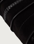 GIANNI CHIARINI чанта crossbody дамска от кожа DUA черна BS 12749/COMM CM-RALPH