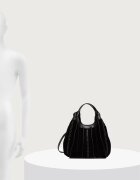 GIANNI CHIARINI чанта crossbody дамска от кожа DUA черна BS 12749/COMM CM-RALPH