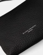 GIANNI CHIARINI чанта crossbody дамска от кожа DUA черна BS 9719 RNGDBL T.U.