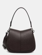 GIANNI CHIARINI чанта crossbody дамска от кожа HELENA ROUND кафява BS 9036/COMM GRN