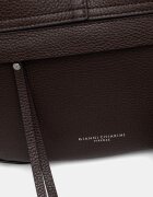 GIANNI CHIARINI чанта crossbody дамска от кожа HELENA ROUND кафява BS 9036/COMM GRN