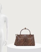 GIANNI CHIARINI чанта дамска от кожа AMAL кафява BS 11896 PTY-CM