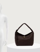 GIANNI CHIARINI чанта тип хобо дамска AURELIE кафява BS 12066/COMM W-PLINT