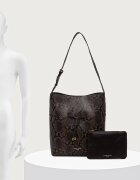 GIANNI CHIARINI чанта tote дамска от кожа SIENNA кафява BS 12597 PTY