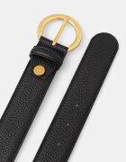 GIANNI CHIARINI колан дамски от кожа CINTURE DONNA GRAIN черен CN K00958 GRN