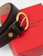 GIANNI CHIARINI колан дамски от кожа CINTURE DONNA GRAIN кафяв CN K00958 GRN