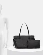 GIANNI CHIARINI Кожена чанта VIOLETTE в черно BS.11285.RNGDBL.T.U.