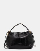 GIANNI CHIARINI шопинг чанта дамска от кожа MORGANA черна BS 12260 EEL
