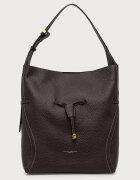 GIANNI CHIARINI шопинг чанта дамска от кожа SIENNA кафява BS.11787.RNGDBL.T.U.