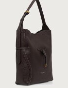 GIANNI CHIARINI шопинг чанта дамска от кожа SIENNA кафява BS.11787.RNGDBL.T.U.
