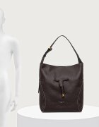GIANNI CHIARINI шопинг чанта дамска от кожа SIENNA кафява BS.11787.RNGDBL.T.U.