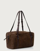 GIANNI CHIARINI шопинг чанта дамска от кожа TERRY кафява BS 12661 CMCNT