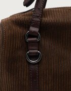 GIANNI CHIARINI шопинг чанта дамска от кожа TERRY кафява BS 12661 CMCNT