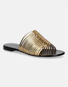 Giuseppe Zanotti чехли дамски от кожа златни