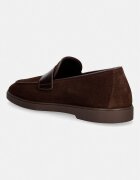 Giuseppe Zanotti мокасини мъжки от велур Berth кафяви EU60040.003