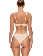 god save queens бикини тип бразилиана дамски SECOND SKIN PANTY CHEEKY бежови GSQ-135-121