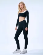 god save queens блуза с дълги ръкави дамска LONG SLEEVE TOP черна GSQ-144-332