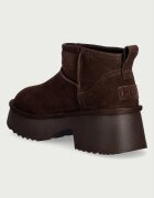 GOE боти дамски от кожа кафяви UU2N4300 DK.BROWN
