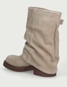 GOE боти дамски от велур бежови UU2N4109 TAUPE