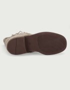 GOE боти дамски от велур бежови UU2N4109 TAUPE