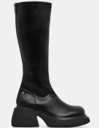 GOE Ботуши в черно с дебел ток с лека изолация OO2N4404 BLACK