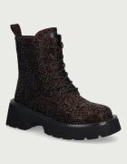 GOE кубинки дамски от велур кафяви UU2N4116 BROWN