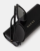 Gucci квадратни слънчеви очила мъжки черни GG2080SK
