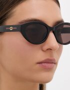 Gucci слънчеви очила дамски кафяви GG2105SA