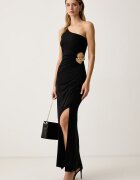 GUESS асиметрична рокля JAZLYN черна W6BK09 K6012