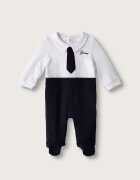 GUESS бебешки гащеризон за спане от памук бял P6BG05 K5982
