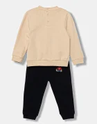 GUESS Бебешки памучен спортен комплект в бежово H5YI00 KAX74