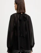 GUESS Блуза AUDRINE дамска в черно с десен W5BH84 W3022