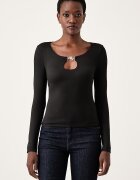 GUESS блуза с дълги ръкави дамска CAMRYN черна W6BP27 K6288